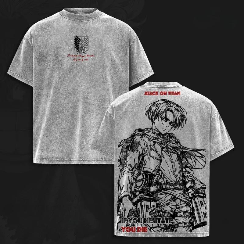Attack on Titan Rival Ackerman Anime T-shirt Vintage Washed Oversized T Shirt Men s Unisex Clothing High Quality Cotton Tee Tops XXL сірий колір
Attack on Titan Rival Ackerman Anime T-shirt Vintage Washed Oversized T Shirt Men s Unisex Clothing High Quality Cotton Tee Tops XXL сірий колір