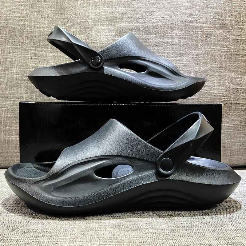 Men Hollow-out Sandals Lightweight Adjustable Strap Slippers Non-slip Beach Casual Footwear All Seasons 39 чорний
Men Hollow-out Sandals Lightweight Adjustable Strap Slippers Non-slip Beach Casual Footwear All Seasons 39 чорний