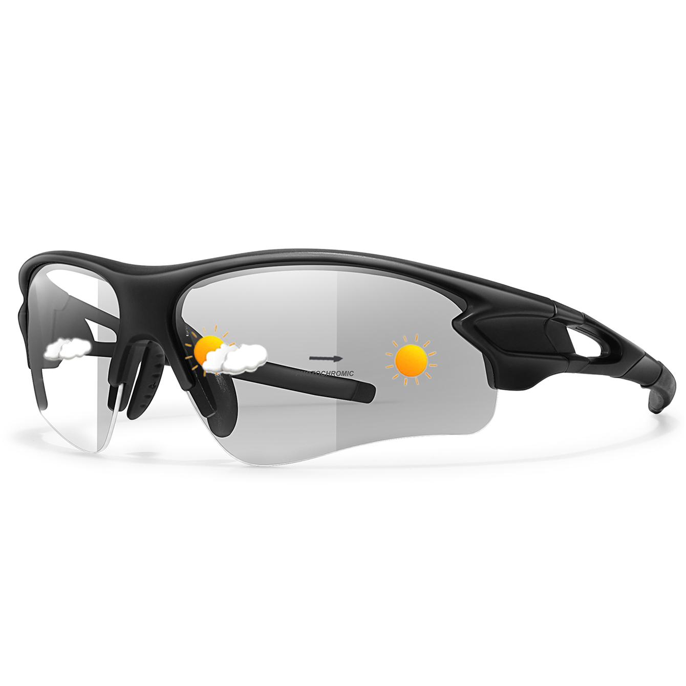 Photochromic Cycling Sunglasses Unisex Outdoor Sports Eyewear for Fishing Running Driving Fashion Goggles for Men And Women
Photochromic Cycling Sunglasses Unisex Outdoor Sports Eyewear for Fishing Running Driving Fashion Goggles for Men And Women