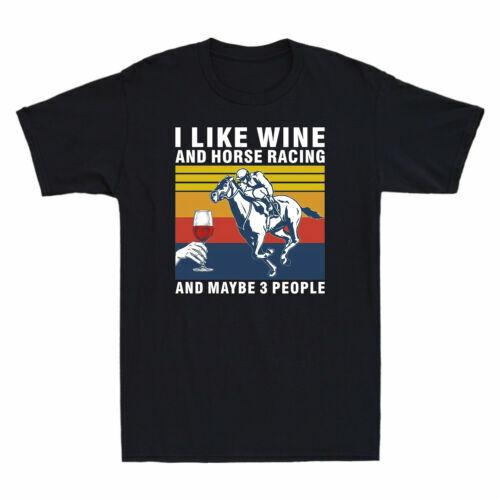 I Like Wine And Horse Racing And Maybe 3 People Vintage Men s Cotton T-Shirt Unisex T-Shirt XXXXL
I Like Wine And Horse Racing And Maybe 3 People Vintage Men s Cotton T-Shirt Unisex T-Shirt XXXXL