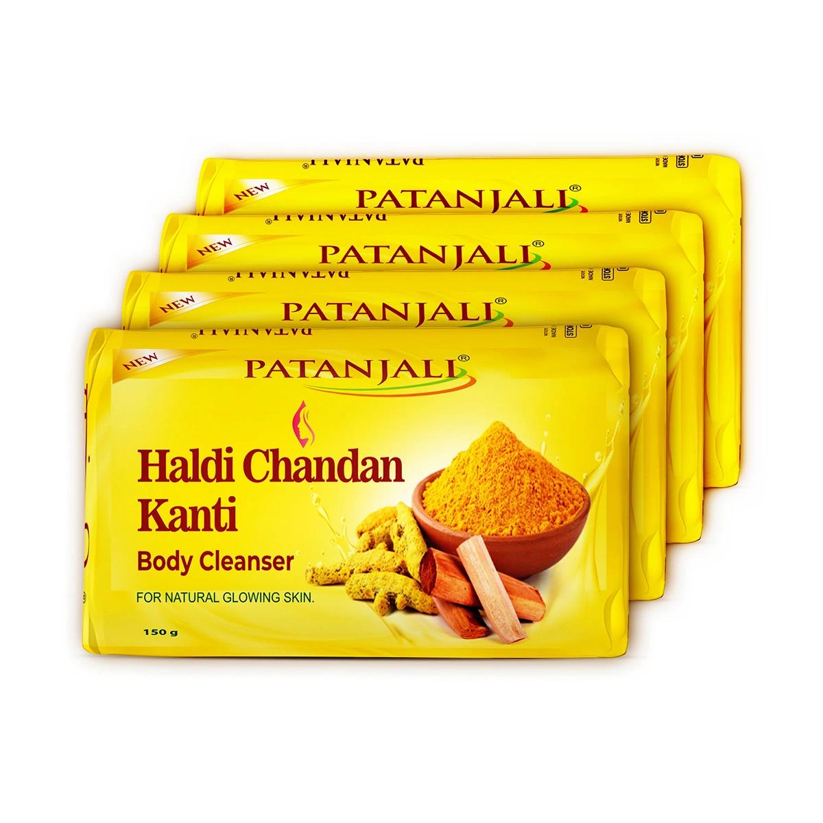 Patanjali Haldi Chandan Kanti Body Cleanser 150g Pack Of 4,With Nourishing & Hydrating Skin, 600gm
Patanjali Haldi Chandan Kanti Body Cleanser 150g Pack Of 4,With Nourishing & Hydrating Skin, 600gm