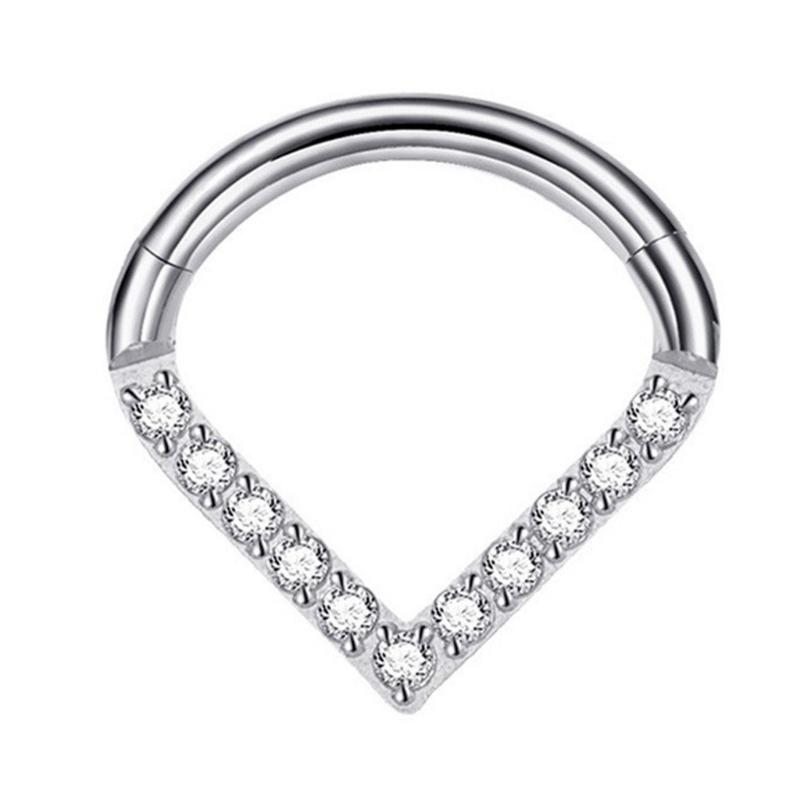 Fashionable Heart Septum Jewelry Unique Nose Rings Stylish G23 Titanium Nose Jewelry Septum Hoop for Various Piercings 1
Fashionable Heart Septum Jewelry Unique Nose Rings Stylish G23 Titanium Nose Jewelry Septum Hoop for Various Piercings 1