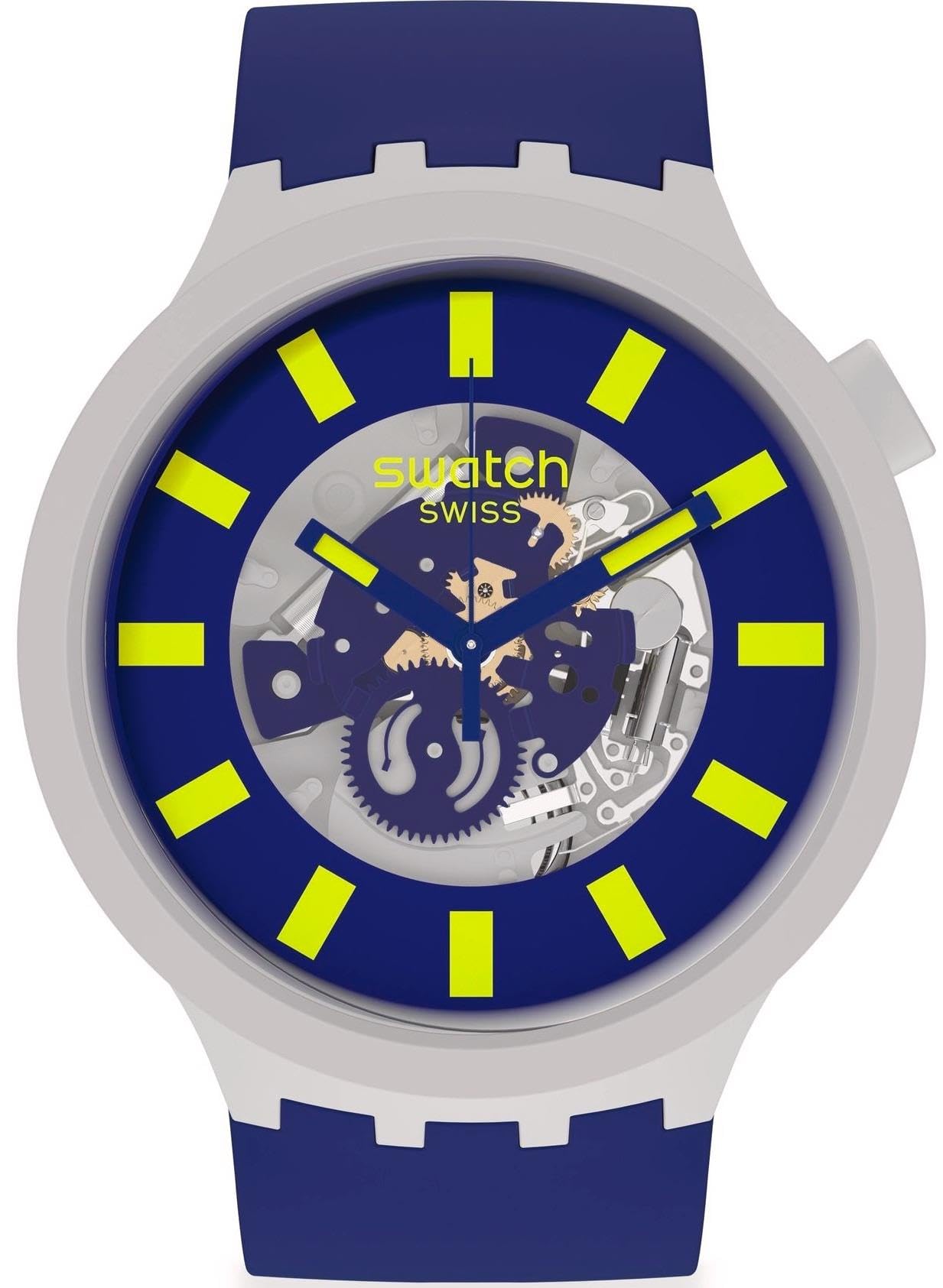 Синие наручные часы Swatch Next SB03M103 серый
Синие наручные часы Swatch Next SB03M103 серый