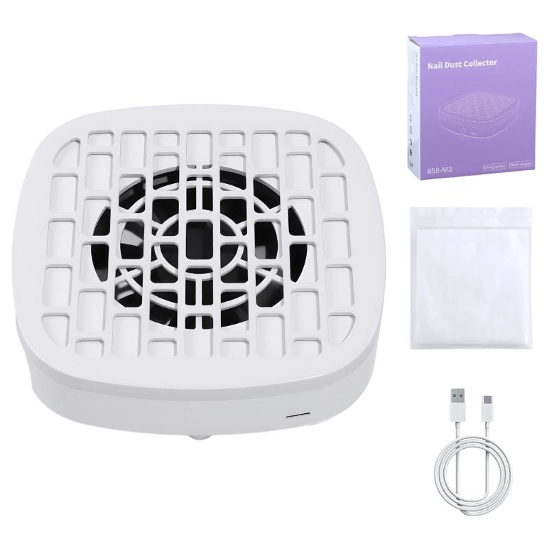 Portable Nail Dust Collector Quiet Operation ABS Material Easy Clean Detachable Dust Cup білий
Portable Nail Dust Collector Quiet Operation ABS Material Easy Clean Detachable Dust Cup білий