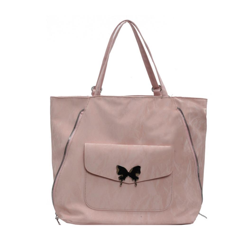Retro Single Shoulder Bag Large Capacity Women Simple Handbag Butterfly Underarm Bag Daily Use розовый
Retro Single Shoulder Bag Large Capacity Women Simple Handbag Butterfly Underarm Bag Daily Use розовый