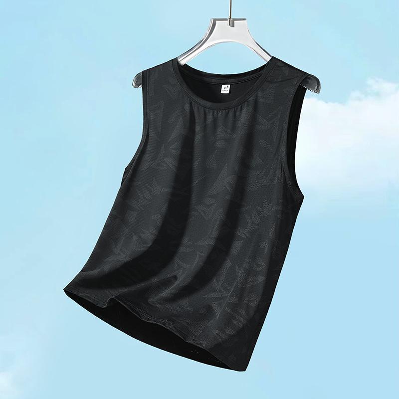 Ice Silk Short Sleeved Men s Shoulder Quick Drying T-shirt Men s Round Neck Sports and Leisure Sleeveless Vest L чорний
Ice Silk Short Sleeved Men s Shoulder Quick Drying T-shirt Men s Round Neck Sports and Leisure Sleeveless Vest L чорний