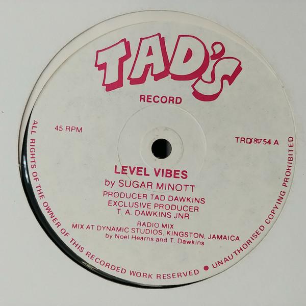 12inch Record SUGAR MINOTT Level Vibes TRD8754 Tads Record 1983 UK Reggae Ska Dub Used
12inch Record SUGAR MINOTT Level Vibes TRD8754 Tads Record 1983 UK Reggae Ska Dub Used