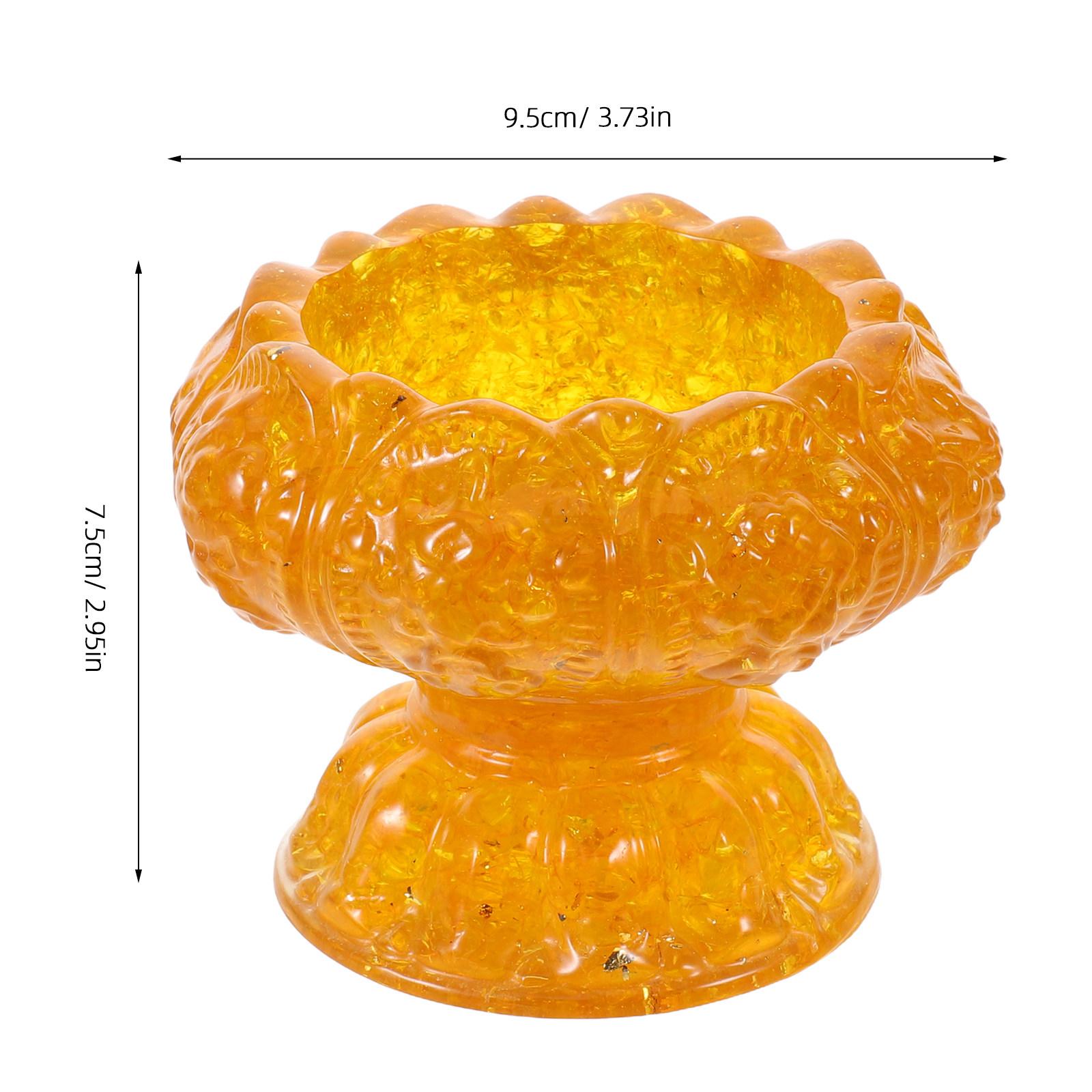 Crystal Lotus Bowl 15Cm Transparent Feng Shui Decor Home Office Desktop Ornament Water Drop Pattern Elegant Carving Art жовтий
Crystal Lotus Bowl 15Cm Transparent Feng Shui Decor Home Office Desktop Ornament Water Drop Pattern Elegant Carving Art жовтий