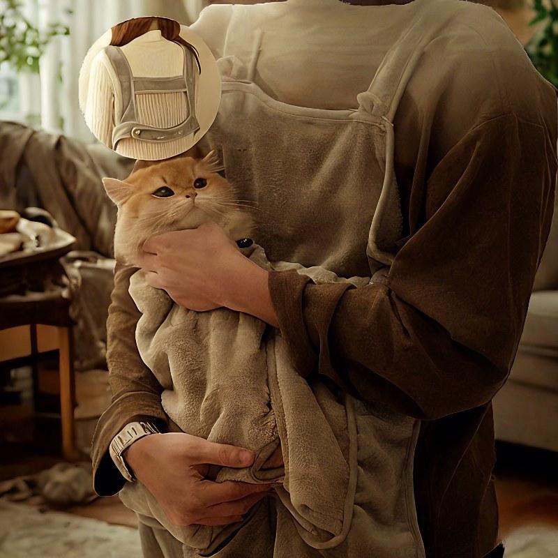 1pc Breathable Cotton Cat Grooming Apron - 4 Support Holes, Portable Pet Grooming Apron, Anti-Scratch and Anti-Hair светло-серый
1pc Breathable Cotton Cat Grooming Apron - 4 Support Holes, Portable Pet Grooming Apron, Anti-Scratch and Anti-Hair светло-серый