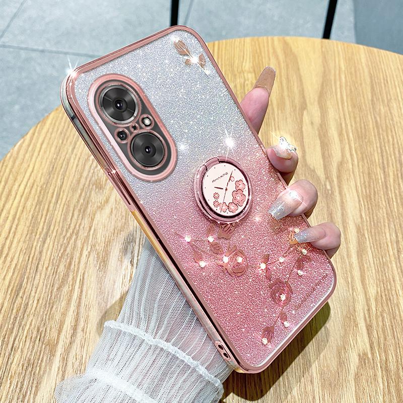 KADEM For Huawei nova 9 SE/Honor 50 SE TPU Phone Cover Glitter Anti-scratch Ring Kickstand Flower Pattern Phone Case Rose Gold
KADEM For Huawei nova 9 SE/Honor 50 SE TPU Phone Cover Glitter Anti-scratch Ring Kickstand Flower Pattern Phone Case Rose Gold