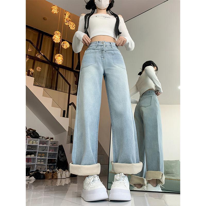 2024 Plus Size Women s High Waist Fleece Lined Straight-Leg Wide Pants: Winter Floor-Length Slim Fit 2XL
2024 Plus Size Women s High Waist Fleece Lined Straight-Leg Wide Pants: Winter Floor-Length Slim Fit 2XL