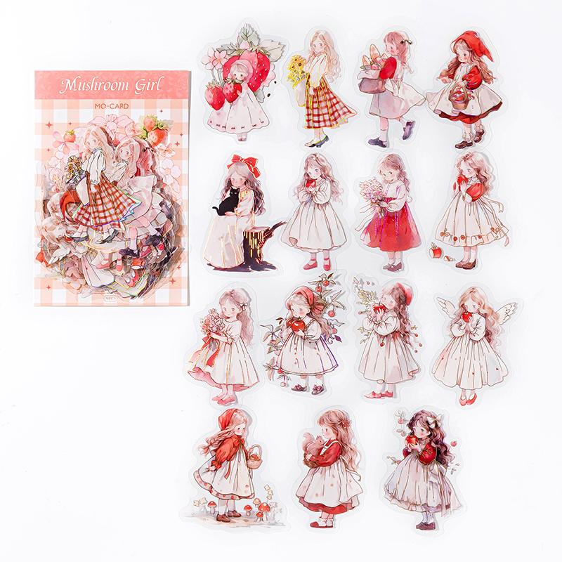 Journal GO 30pcs Fairy Tale Forest Girl Stickers for Card Scrapbooking Planner Card Notebook Collage Decoration Girl Stickers
Journal GO 30pcs Fairy Tale Forest Girl Stickers for Card Scrapbooking Planner Card Notebook Collage Decoration Girl Stickers