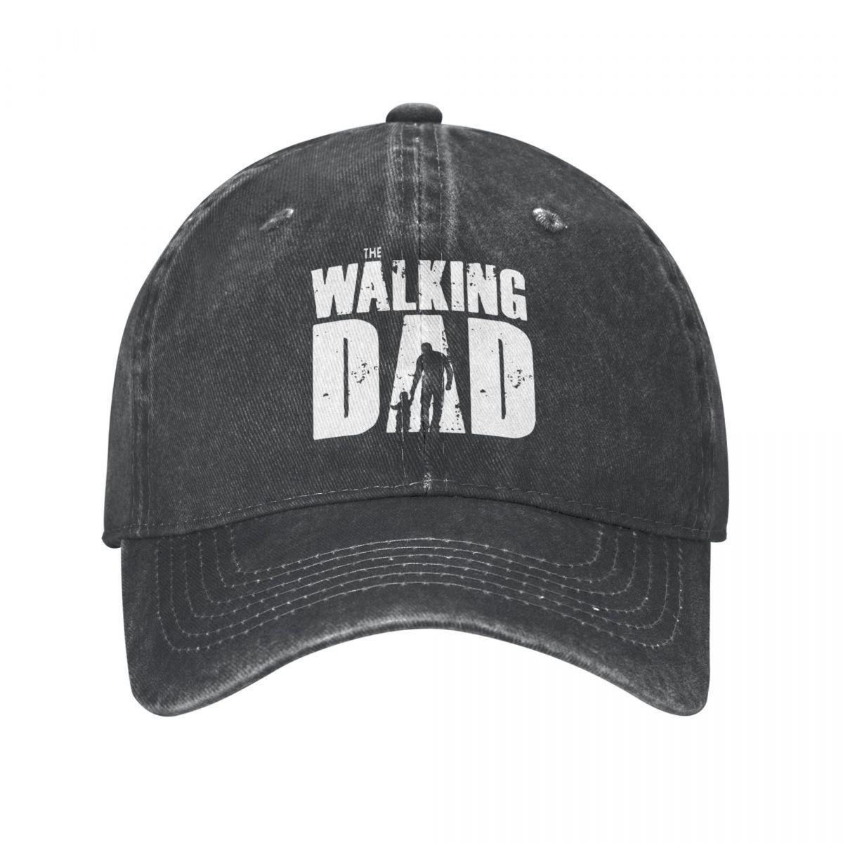 Бейсбольная кепка The Walking Dad TWD на День отца, винтажная хлопковая кепка с потертостями, подарок, лучшая шляпа Snapback для папы, унисекс, уличные шапки, кепка