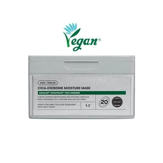 VT Cica-Exosome Moisture Mask 20pcs / Soothing, Nourishing, Moisturizing, Korean Cosmetics, Kbeauty
VT Cica-Exosome Moisture Mask 20pcs / Soothing, Nourishing, Moisturizing, Korean Cosmetics, Kbeauty