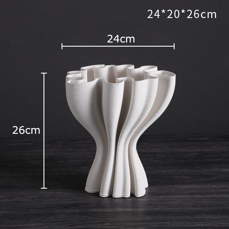 3D Printed Ceramic Vase Creative Flower Edge Plant Pots Table Decoration Flowers Arrangement Floral Vases Home Decor Accessories
3D Printed Ceramic Vase Creative Flower Edge Plant Pots Table Decoration Flowers Arrangement Floral Vases Home Decor Accessories