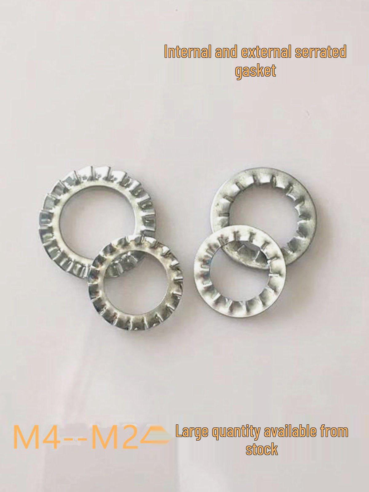 Multi-Tooth Serrated Washer with Galvanized Internal/External Teeth (GB861.2/GB862.2) Anti-Slip Locking Design M24 External Teeth (10 pcs)
Multi-Tooth Serrated Washer with Galvanized Internal/External Teeth (GB861.2/GB862.2) Anti-Slip Locking Design M24 External Teeth (10 pcs)