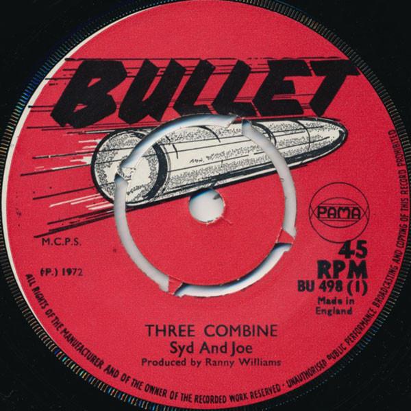 7inch Record SYD & JOE / LES FOSTER - Three Combine / I Am The Nearest On BU498 Bullet 1972 UK Reggae, Ska & Dub Used
7inch Record SYD & JOE / LES FOSTER - Three Combine / I Am The Nearest On BU498 Bullet 1972 UK Reggae, Ska & Dub Used
