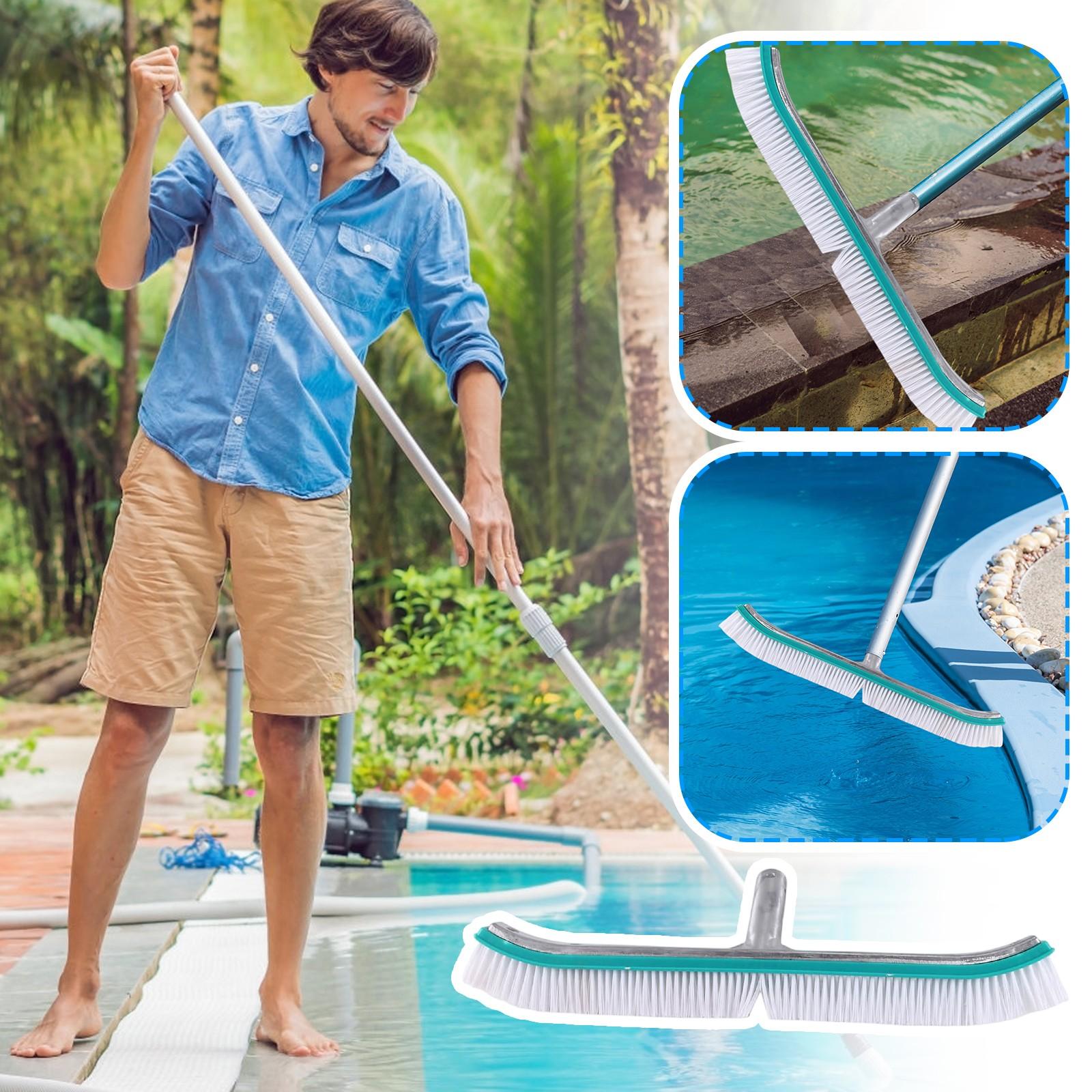 18-inch Blue Swimming Pool Brush, Swimming Pool Cleaning Tool, Swimming Pool Pool, Fish Pool, Aluminum Back Pool Brush One Size
18-inch Blue Swimming Pool Brush, Swimming Pool Cleaning Tool, Swimming Pool Pool, Fish Pool, Aluminum Back Pool Brush One Size