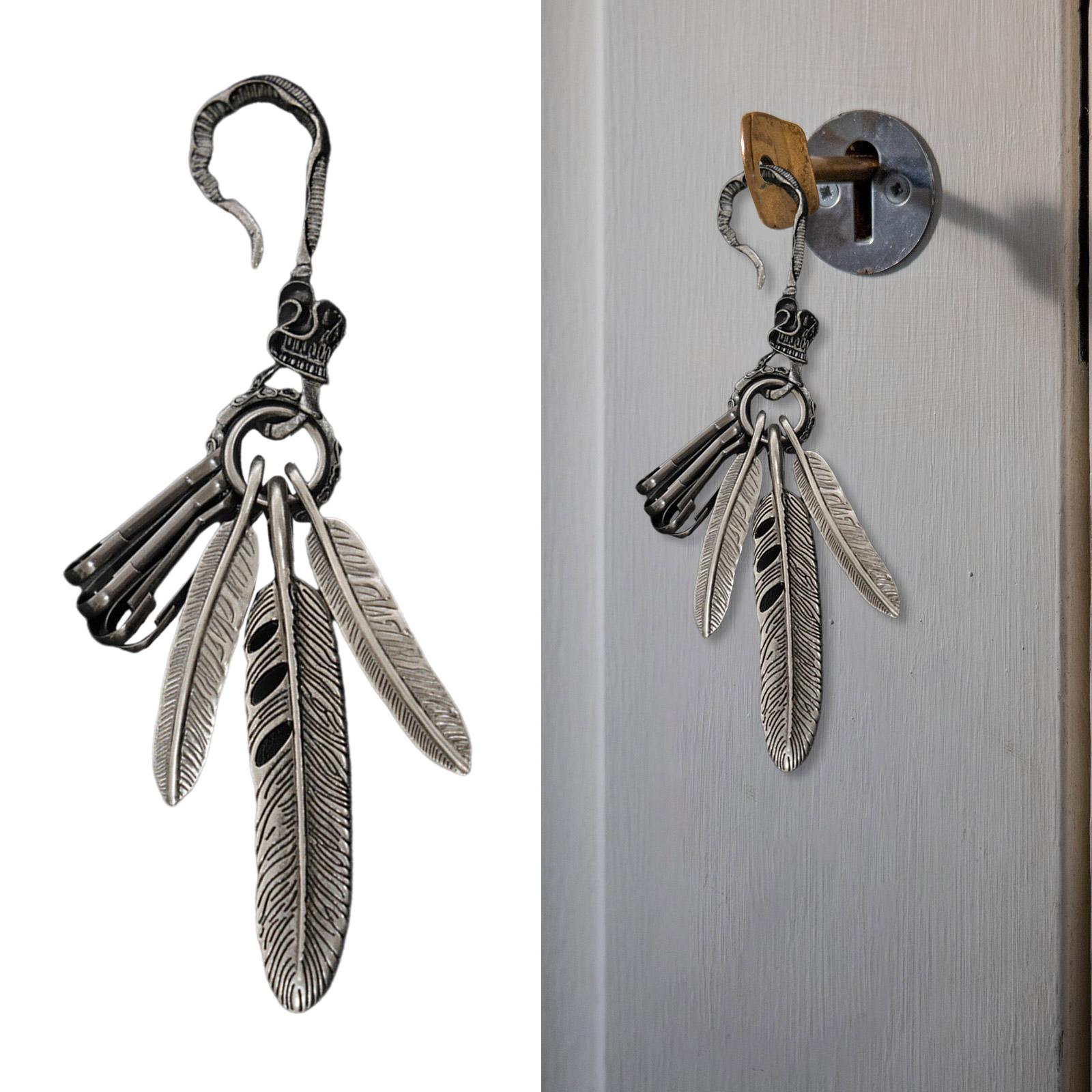 Creative Feather And Turquoise Sturdy Zinc Alloy Hook Keychain Charm Pendant for Trendsetters Seek Unique Styles 2
Creative Feather And Turquoise Sturdy Zinc Alloy Hook Keychain Charm Pendant for Trendsetters Seek Unique Styles 2