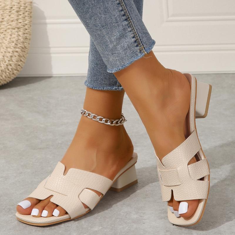 Casual Solid Low Heel Slippers for Women 2024 New Hot Sale Summer Ladies Shoes Thick Heel Rubber Pu Women s Slippers Zapatos
Casual Solid Low Heel Slippers for Women 2024 New Hot Sale Summer Ladies Shoes Thick Heel Rubber Pu Women s Slippers Zapatos