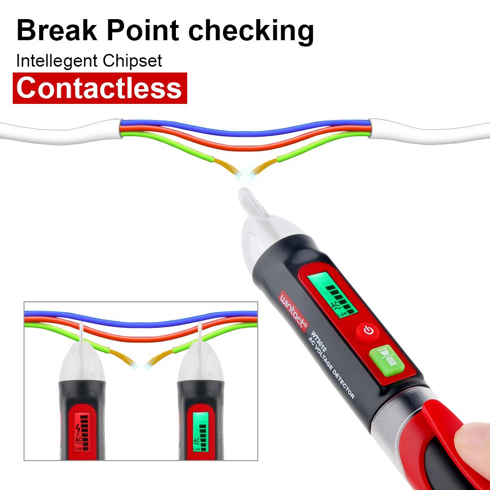 DZYTEK AC Voltage Detector Pen Voltmeter Non-Contact 12-1000V Voltage Meter Indicator Alarm Sensor Tester Voltage Regulator
DZYTEK AC Voltage Detector Pen Voltmeter Non-Contact 12-1000V Voltage Meter Indicator Alarm Sensor Tester Voltage Regulator