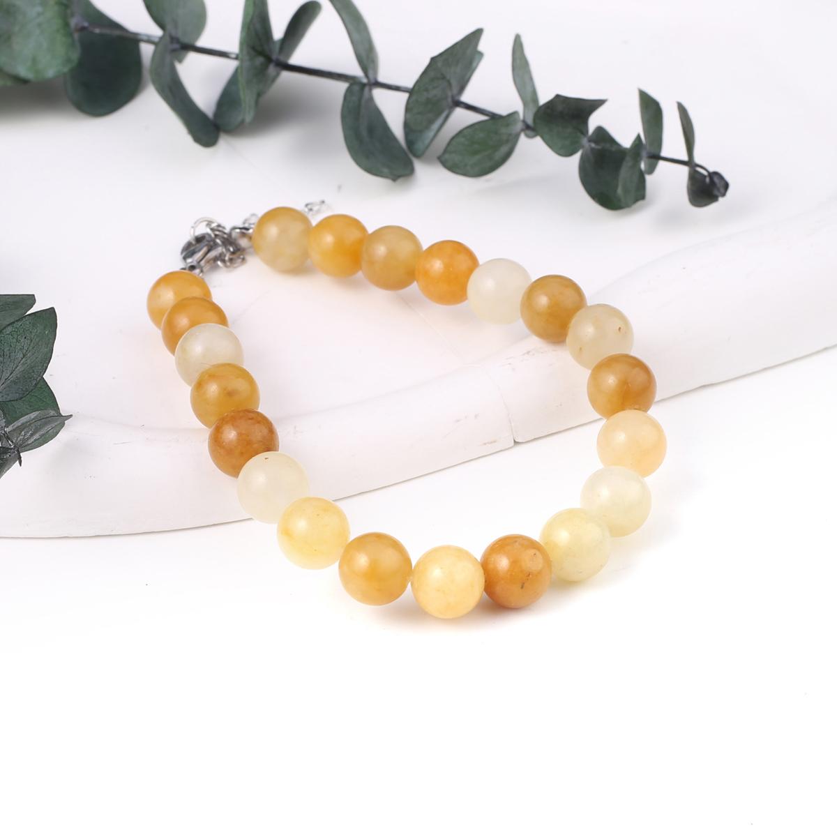 Новий стиль Жіночий браслет Натуральний камінь Флюорит/Агат/Рожевий кварц/Унакіт Намистини 8X8 мм Підвіски для жінок Подарунок на день народження Yellow Jade
Новий стиль Жіночий браслет Натуральний камінь Флюорит/Агат/Рожевий кварц/Унакіт Намистини 8X8 мм Підвіски для жінок Подарунок на день народження Yellow Jade