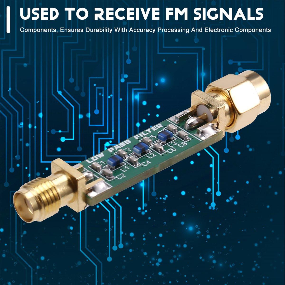1Pcs FM LPF Low Pass Filter Low-Pass Filter Only for Receive FM Signals China Mainland
1Pcs FM LPF Low Pass Filter Low-Pass Filter Only for Receive FM Signals China Mainland