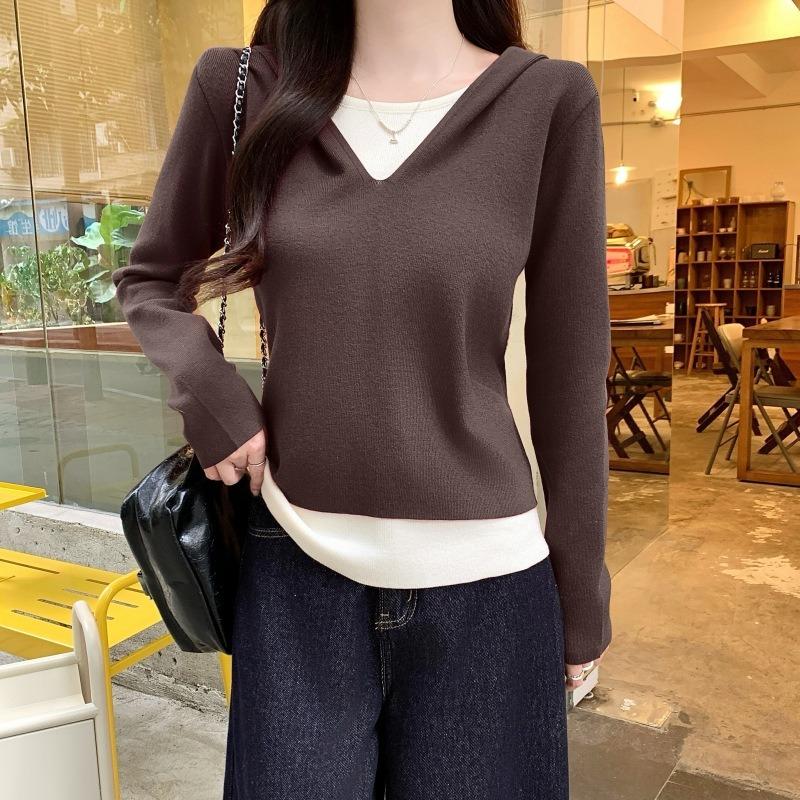 Two-piece Hooded Long-sleeved Sweater for Women In Spring Clothes, New Fashionable Pullover Sweater Top XL
Two-piece Hooded Long-sleeved Sweater for Women In Spring Clothes, New Fashionable Pullover Sweater Top XL