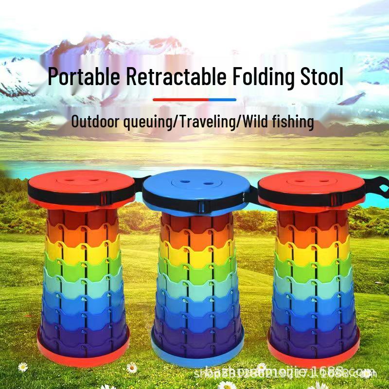 Rainbow Telescopic Folding Stool: Adjustable Portable Chair for Camping, Fishing & Train Travel Flagship Red Black
Rainbow Telescopic Folding Stool: Adjustable Portable Chair for Camping, Fishing & Train Travel Flagship Red Black
