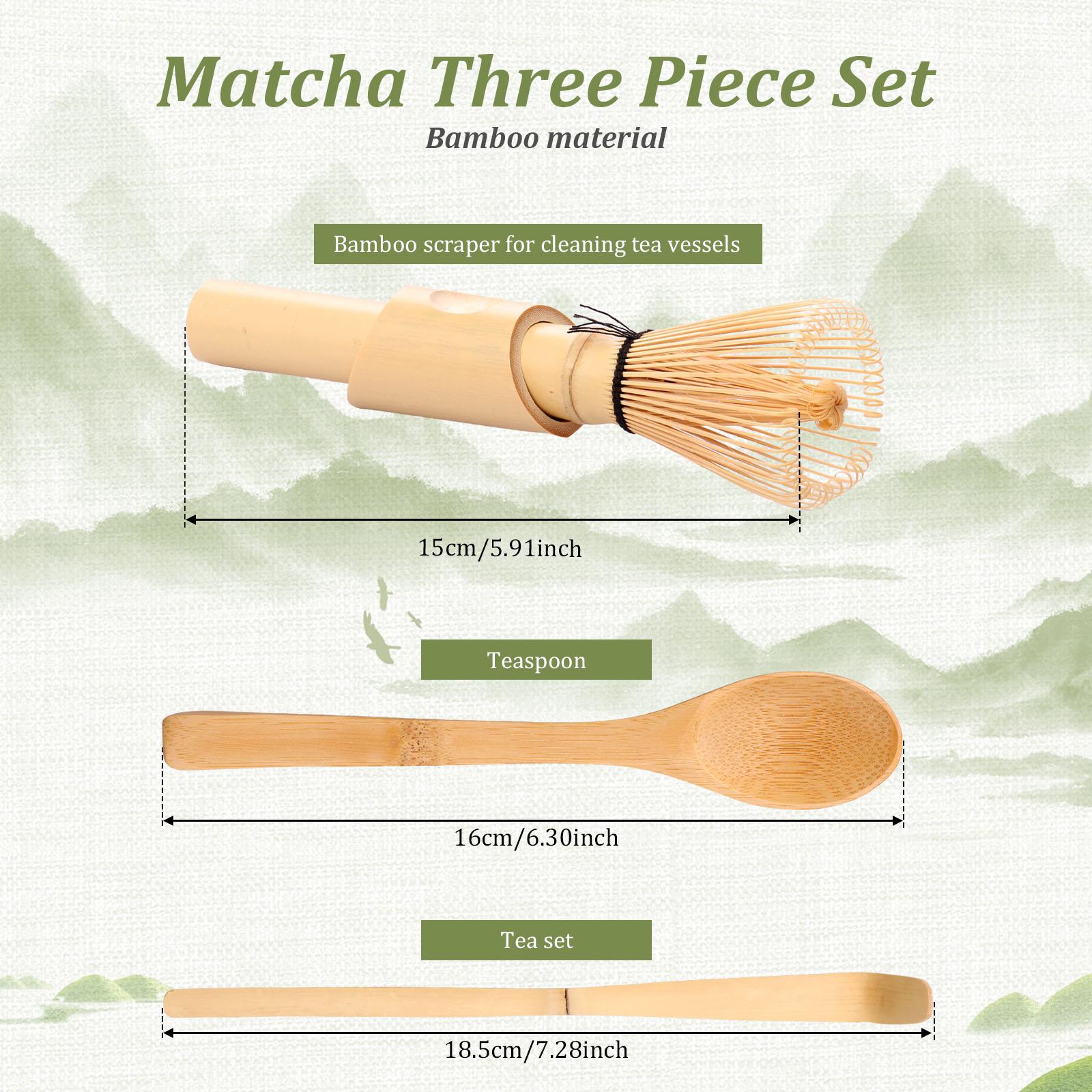 6Pcs Matcha Tea Set Gift Box Kit - Ceramic Bowl Whisk/Scoop Holder Bamboo Matcha Whisk Teascoop Sifter - Matcha Making Tool Set
6Pcs Matcha Tea Set Gift Box Kit - Ceramic Bowl Whisk/Scoop Holder Bamboo Matcha Whisk Teascoop Sifter - Matcha Making Tool Set