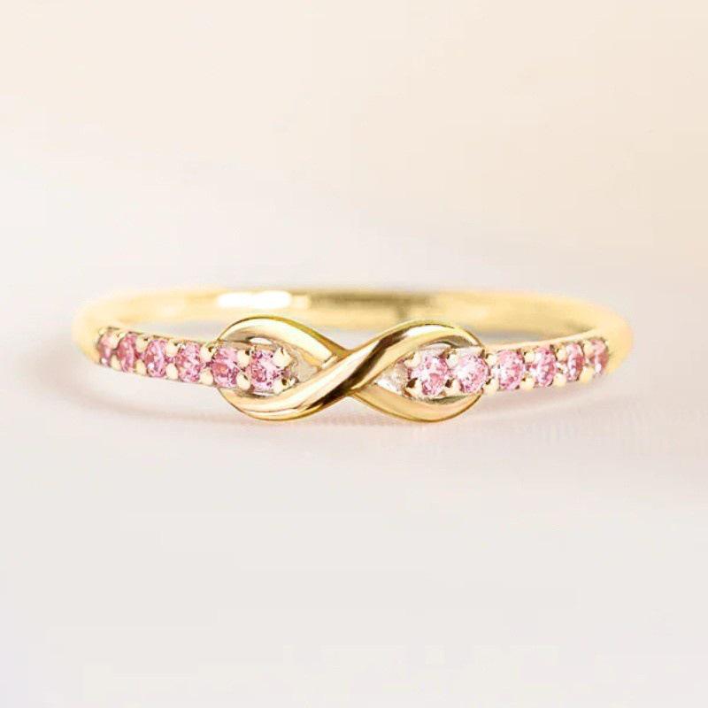 Feiyu Elegant Infinity Zircon Copper Ring for Women Size 8 золотий
Feiyu Elegant Infinity Zircon Copper Ring for Women Size 8 золотий