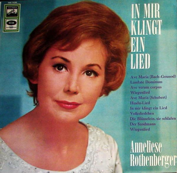 LP Record ANNELIESE ROTHENBERGER - In Mir Klingt Ein Lied SME74298 EMI Electrola Germany Classical Used
LP Record ANNELIESE ROTHENBERGER - In Mir Klingt Ein Lied SME74298 EMI Electrola Germany Classical Used