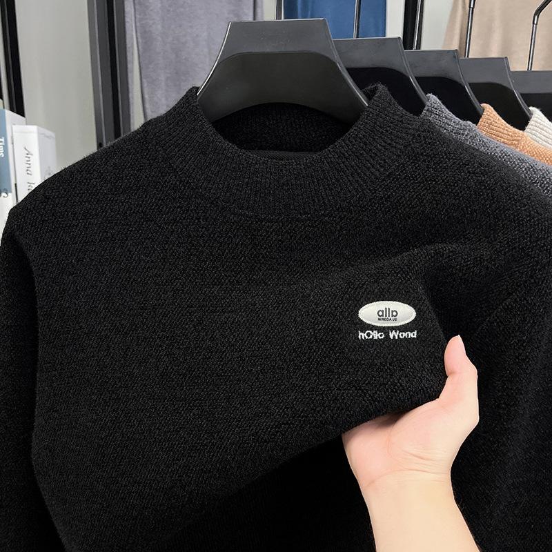 Men s Winter Velvet Sweater: Half-High Collar, Warm Set-in Sleeves, Thick Knitted Top. L чорний
Men s Winter Velvet Sweater: Half-High Collar, Warm Set-in Sleeves, Thick Knitted Top. L чорний