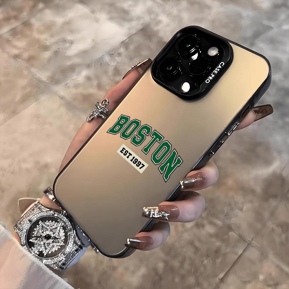 Boston lettering pattern phone case suitable for iPhone 17 16 15 14 13 12 11 Pro/Max/Plus anti drop and shockproof back cover For iPhone 11PROMAX
Boston lettering pattern phone case suitable for iPhone 17 16 15 14 13 12 11 Pro/Max/Plus anti drop and shockproof back cover For iPhone 11PROMAX