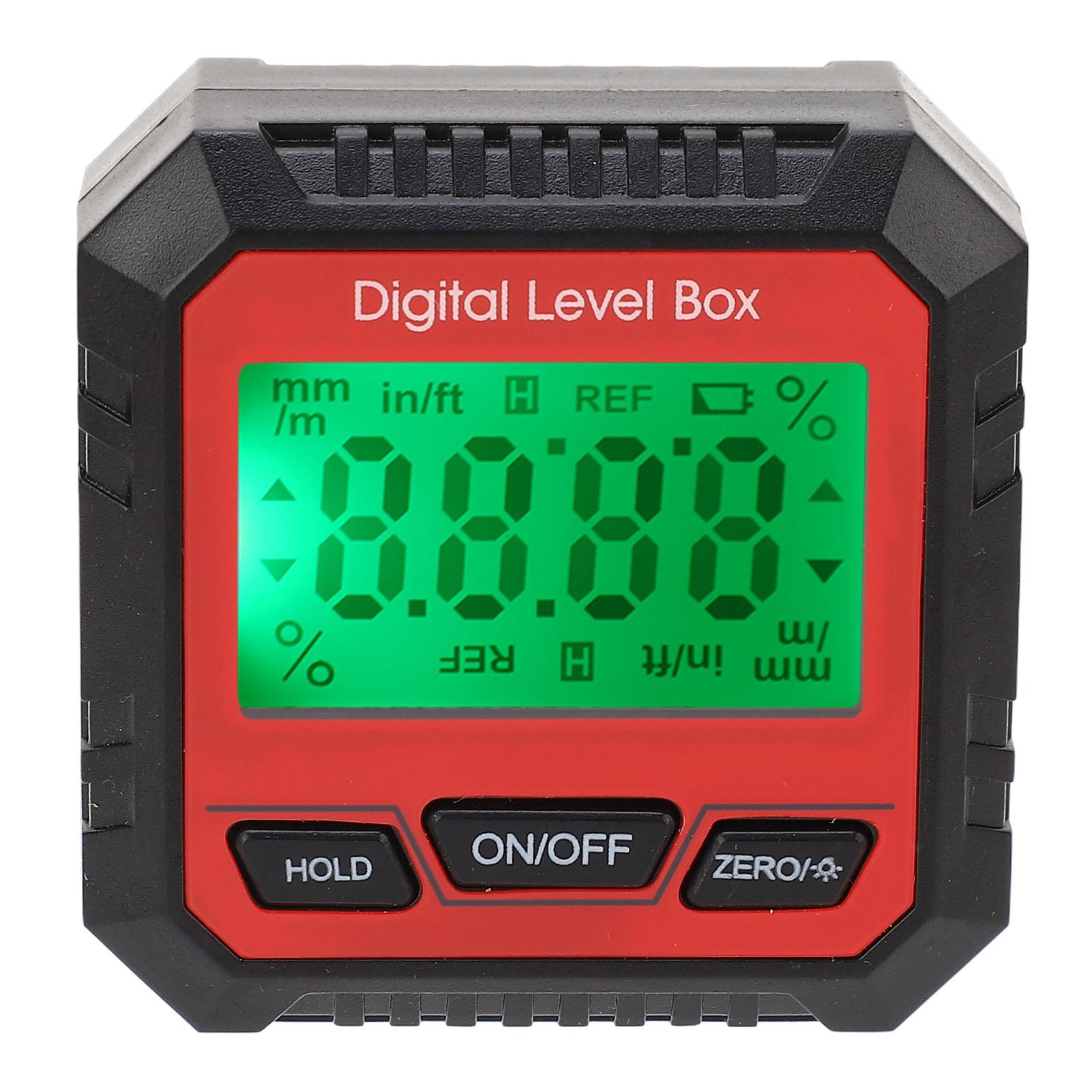 Digital Level Box Magnetic Angle Finder Protractor Inclinometer for Carpentry Building Masonry Red
Digital Level Box Magnetic Angle Finder Protractor Inclinometer for Carpentry Building Masonry Red