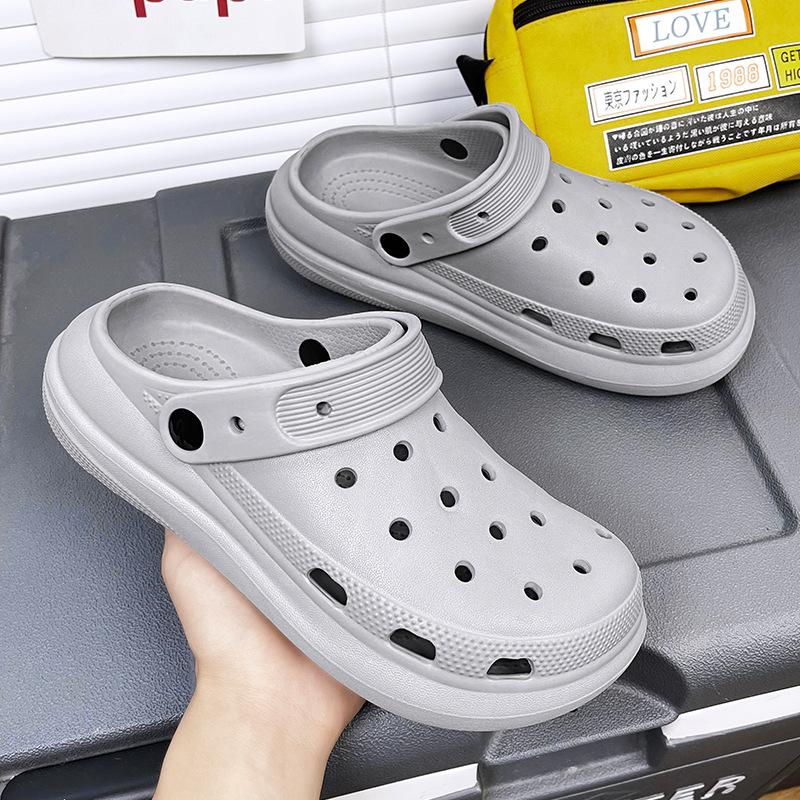 Thick-soled hole shoes men s sandals wear light and breathable beach shoes men s home heightening garden shoes men s sandals men 45 серый
Thick-soled hole shoes men s sandals wear light and breathable beach shoes men s home heightening garden shoes men s sandals men 45 серый