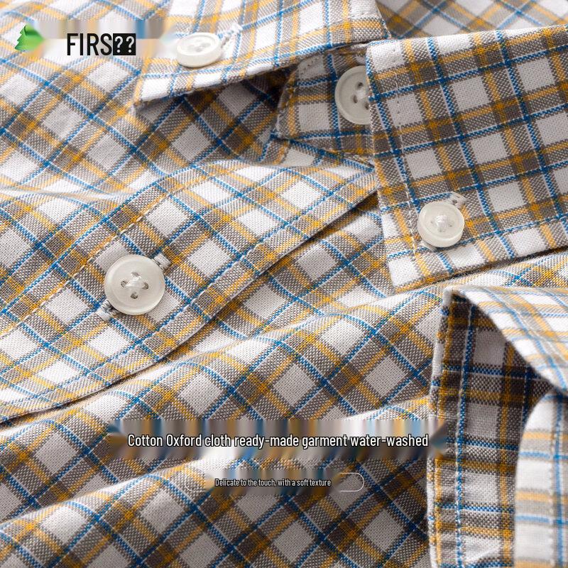 Shanshan Men s Pure Cotton Oxford Business Casual Plaid Long Sleeve Shirt XL
Shanshan Men s Pure Cotton Oxford Business Casual Plaid Long Sleeve Shirt XL