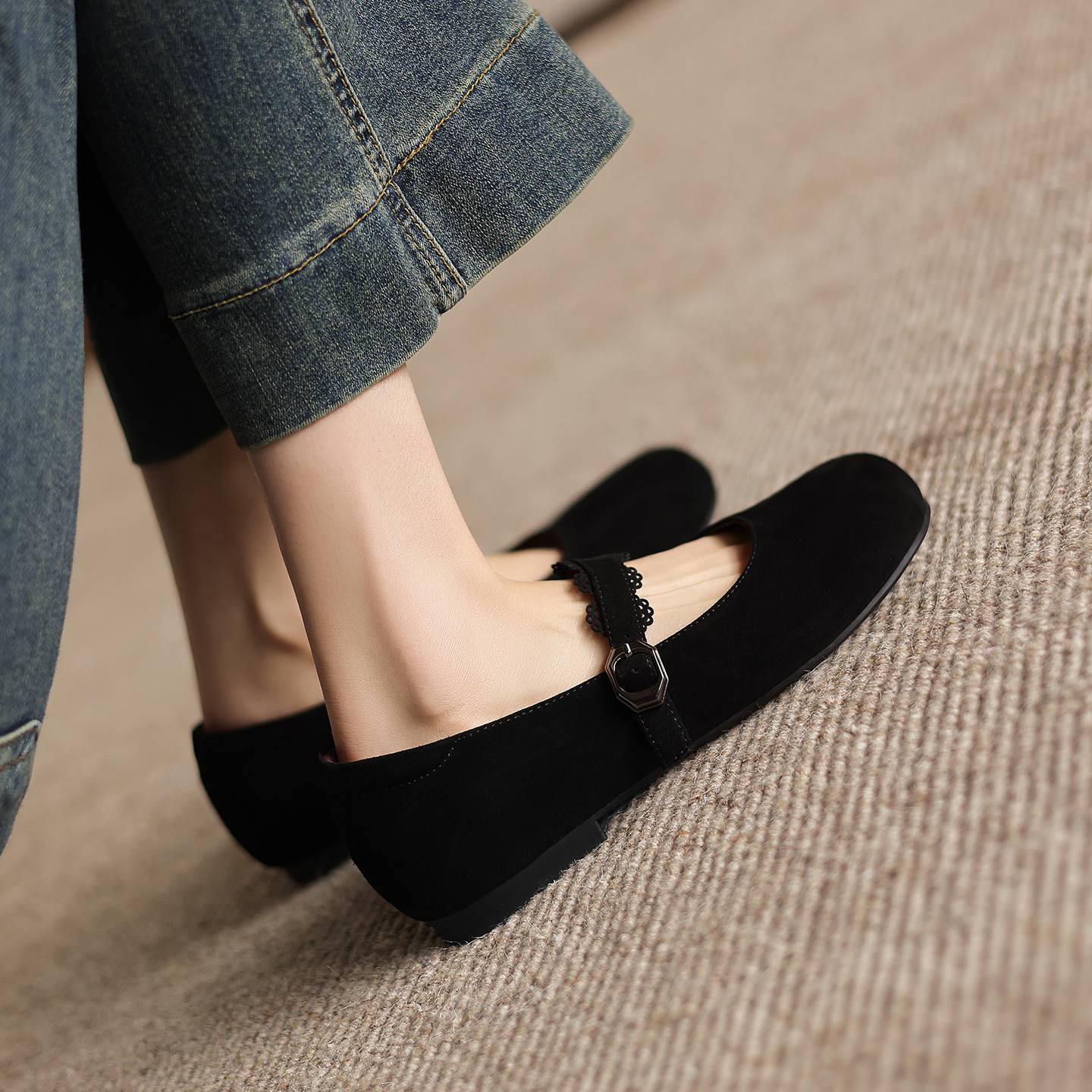 Krazing Pot Suede Round Toe Flat with Summer Shoes Big Size 42 Mary Janes Women Flats 34 чёрный
Krazing Pot Suede Round Toe Flat with Summer Shoes Big Size 42 Mary Janes Women Flats 34 чёрный