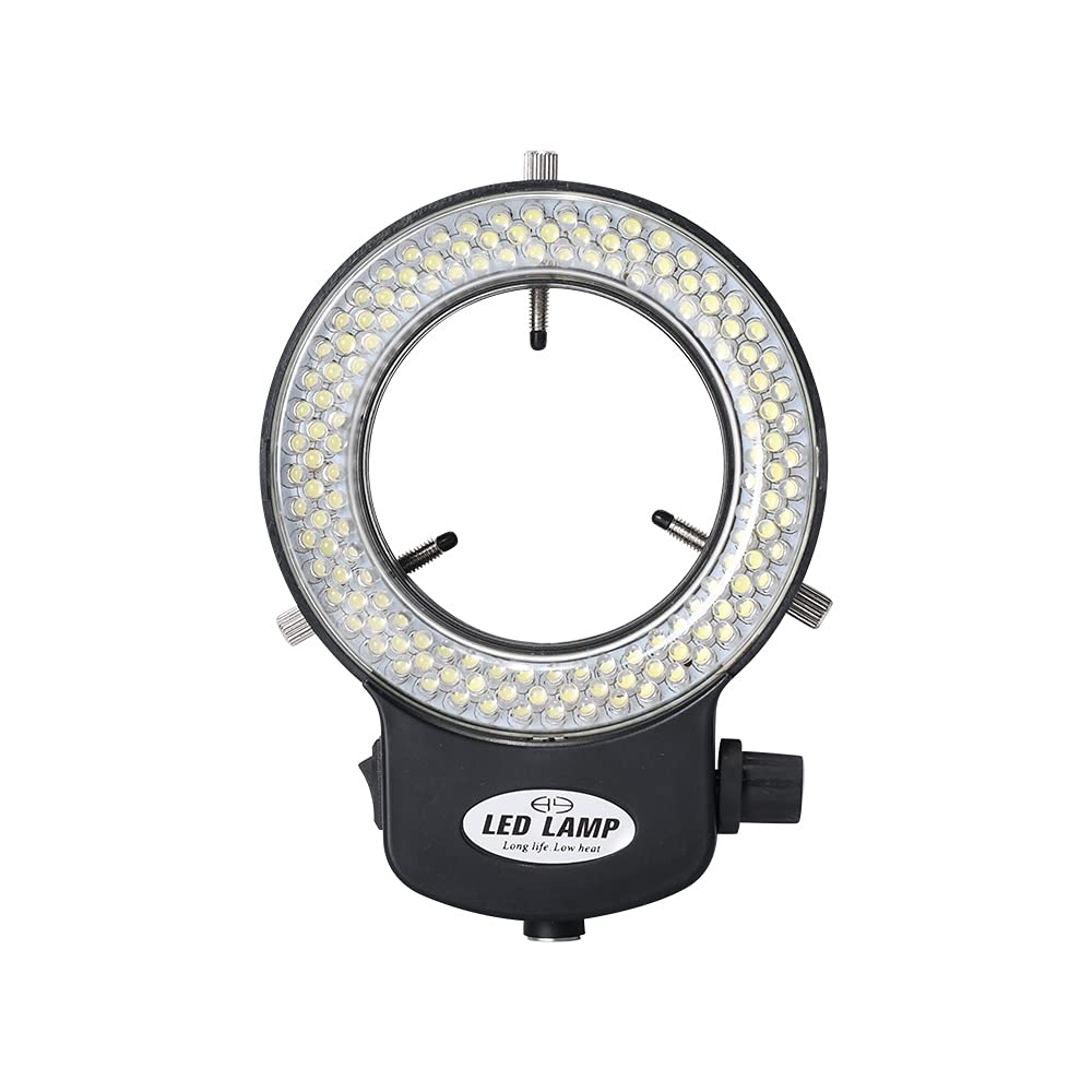 HAYEA LED Ring Light for Stereo LED Illumination Device with 144 LED Adjustable Power Adapter for Microscope Camera Lenses with Microscopes, Beads,
HAYEA LED Ring Light for Stereo LED Illumination Device with 144 LED Adjustable Power Adapter for Microscope Camera Lenses with Microscopes, Beads,
