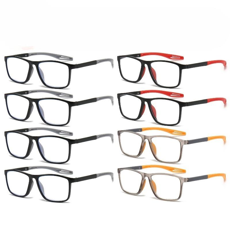 8pcs Simple and stylish rectangular reading glasses with anti slip legs designed for both men and women +400
8pcs Simple and stylish rectangular reading glasses with anti slip legs designed for both men and women +400