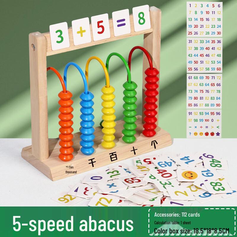 Reinforced 5-Row Wooden Abacus
Reinforced 5-Row Wooden Abacus