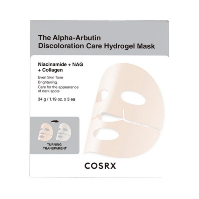 COSRX Alpha-Arbutin Discoloration Care Hydrogel Mask 3 Treatments /3-Piece Split Hydrogel Mask per Use –korean Brightening & Toning Gel Mask 3 Treatments
COSRX Alpha-Arbutin Discoloration Care Hydrogel Mask 3 Treatments /3-Piece Split Hydrogel Mask per Use –korean Brightening & Toning Gel Mask 3 Treatments