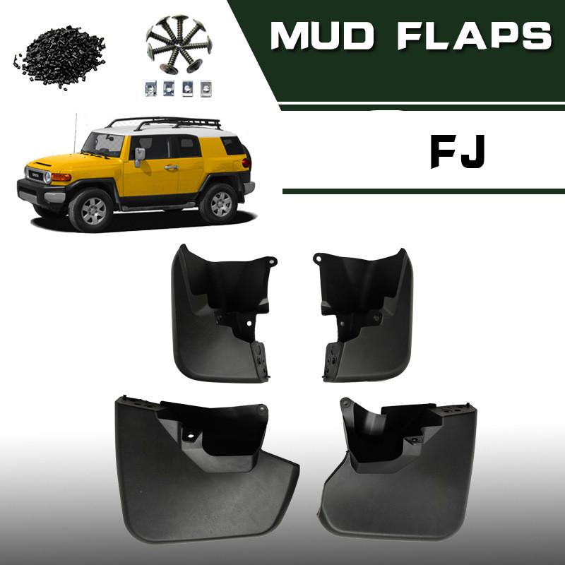 4 шт., брызговики для Toyota FJ Cruiser 2007-2018, передние и задние брызговики, брызговики на крыло, брызговик
4 шт., брызговики для Toyota FJ Cruiser 2007-2018, передние и задние брызговики, брызговики на крыло, брызговик