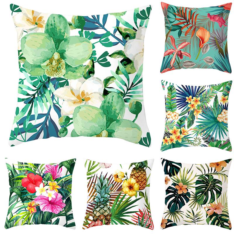 45x45cm Tropical Plant Flower Pillow Cover Living Room Sofa Office Chair Lumbar Cushion Cushion Cover Home Decoration
45x45cm Tropical Plant Flower Pillow Cover Living Room Sofa Office Chair Lumbar Cushion Cushion Cover Home Decoration