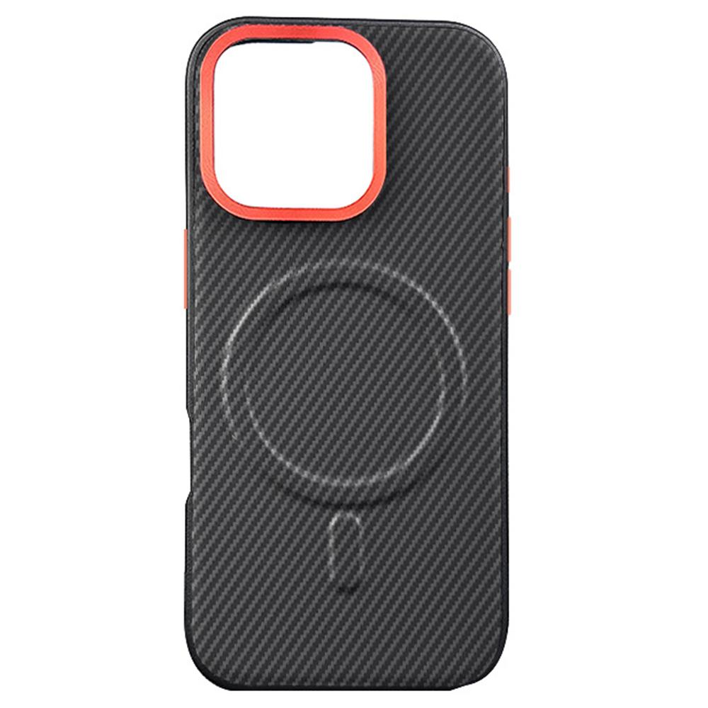 For iPhone 16 Pro Max Case Compatible with MagSafe Carbon Fiber Texture PU+PC+TPU Phone Cover with Metal Lens Frame Black
For iPhone 16 Pro Max Case Compatible with MagSafe Carbon Fiber Texture PU+PC+TPU Phone Cover with Metal Lens Frame Black