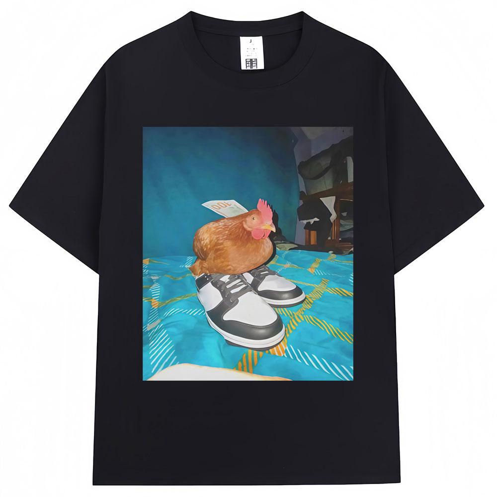 Popular Abstract drip Chicken Model Pattern 2026 Summer Casual Oversized Loose Retro Chicken Cotton Unisexs Womens Tshirt S
Popular Abstract drip Chicken Model Pattern 2026 Summer Casual Oversized Loose Retro Chicken Cotton Unisexs Womens Tshirt S