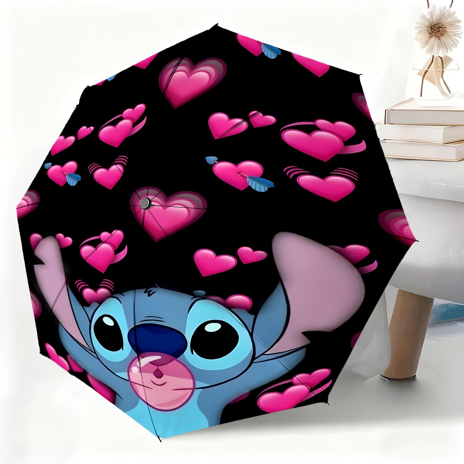 1pc Umbrella Featuring Stitch Heart Pattern, a Fully Automatic Umbrella Suitable for All Occasions, a Portable Folding Rain Um Iron&8K
1pc Umbrella Featuring Stitch Heart Pattern, a Fully Automatic Umbrella Suitable for All Occasions, a Portable Folding Rain Um Iron&8K