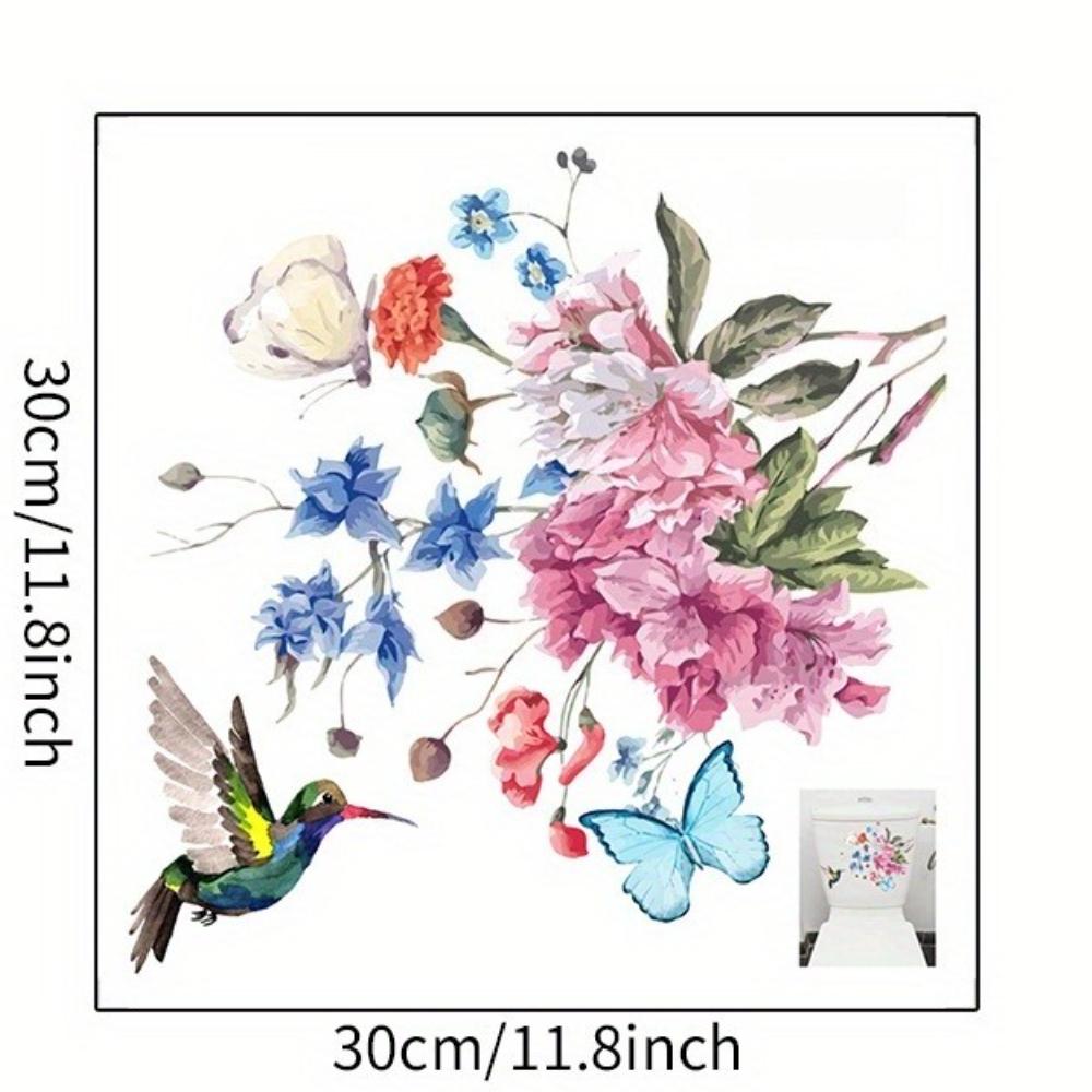 1PC Hummingbird Floral Toilet Sticker Waterproof for Glass Door Window Toilet Tank DIY Lid Decorative Self-adhesive Vinyl Decal (as the picture,30x30cm)
1PC Hummingbird Floral Toilet Sticker Waterproof for Glass Door Window Toilet Tank DIY Lid Decorative Self-adhesive Vinyl Decal (as the picture,30x30cm)