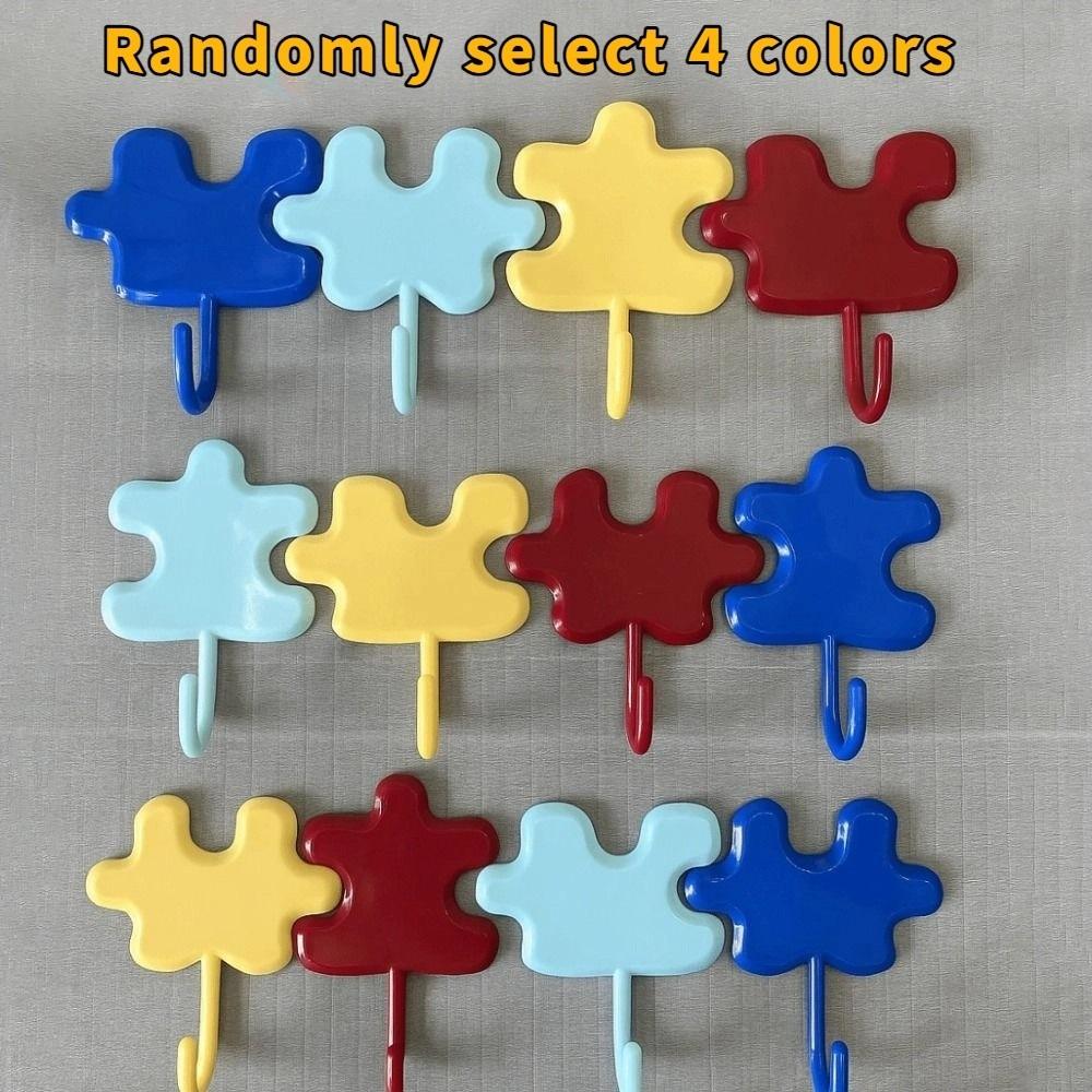 Multi-Purpose Dopamine Creative Wall Hanger Plastic Cartoon Puzzle Shape Hanger DIY Self Adhesive Holder Refrigerator
Multi-Purpose Dopamine Creative Wall Hanger Plastic Cartoon Puzzle Shape Hanger DIY Self Adhesive Holder Refrigerator