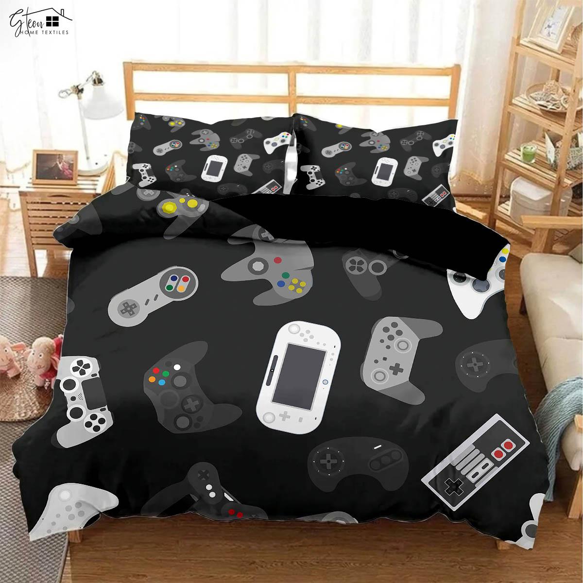 Watercolor Game Controler 3D Stereo Printing Comfortable Quilt Cover Soft Duvet Cover Beding Set Comfortable Quilt Cover Pilowcase 3 Pieces 135*200cm Eu-Single
Watercolor Game Controler 3D Stereo Printing Comfortable Quilt Cover Soft Duvet Cover Beding Set Comfortable Quilt Cover Pilowcase 3 Pieces 135*200cm Eu-Single
